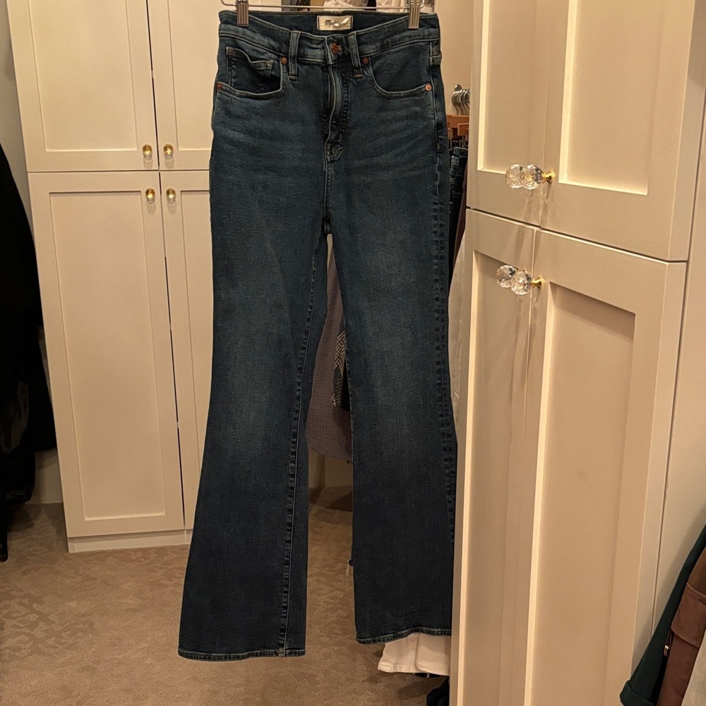 Madewell Dark Blue Bootcut Flare Jeans